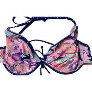 Floral Print Women's Swim Top